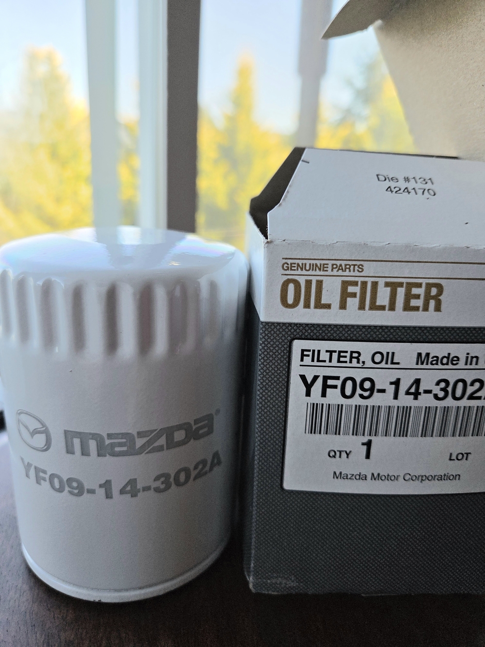Mazda White Oil Filters YF09-14-302A – Genuine Mazda Replacement QTY 10